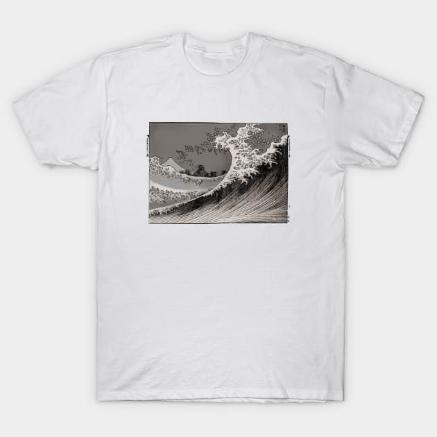 The Big Wave T-Shirt by GrampaTony